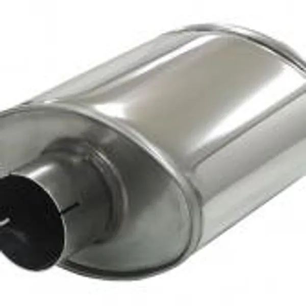 Hovedbilde Oval Rustfri  Lyddemper 2,5